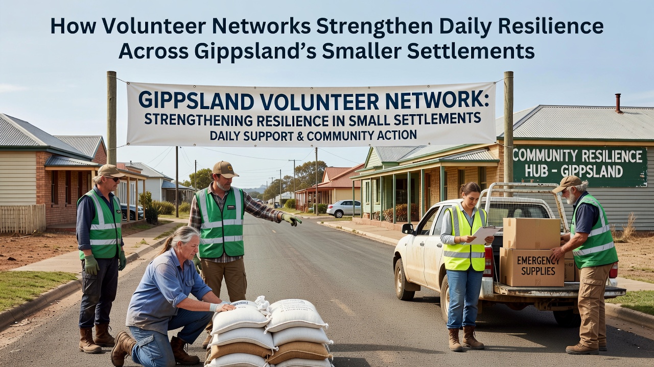 How Volunteer Networks Strengthen Daily Resilience Across Gippsland's Smaller Settlements